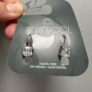 Minicci Crystal Silver Earrings